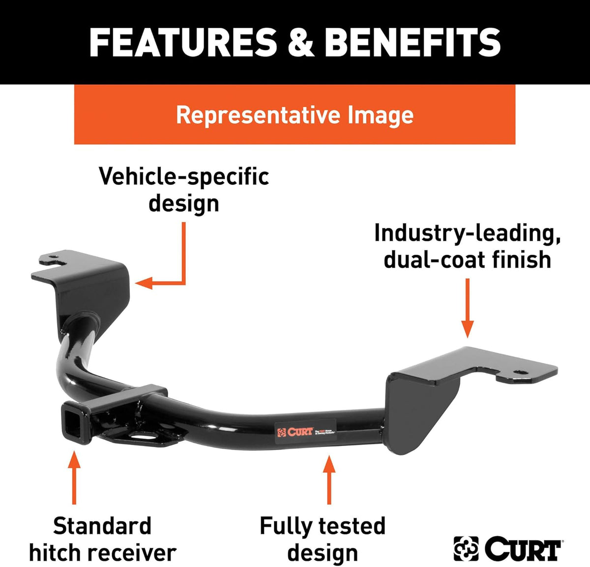 Class 1 Trailer Hitch with 1-1/4-Inch Receiver F9714