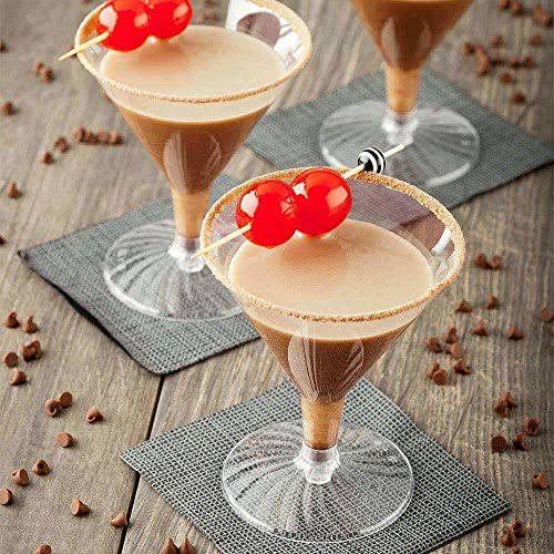 Crystal Clear Plastic Martini Glass 4.8 oz 100ct D416462