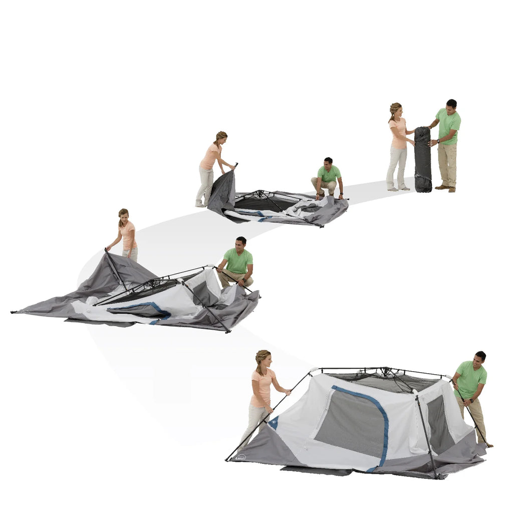 6-Person Instant Cabin Tent with LED Light Q566