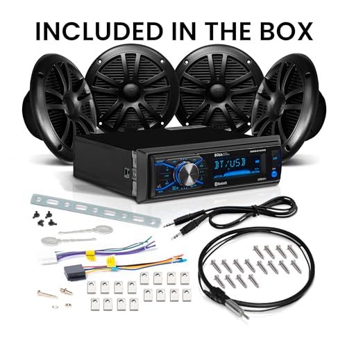 Bluetooth Car Stereo Receiver with USB Port and Detachable Front Panel B488