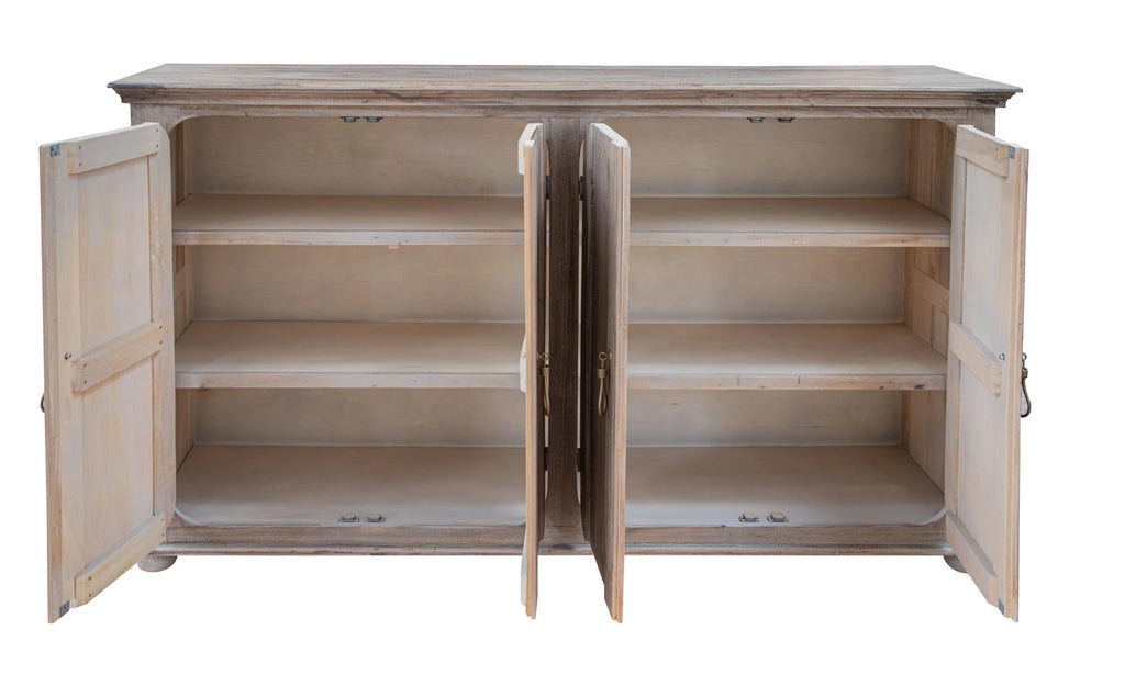 72 in. Distressed Wood Credenza U59079