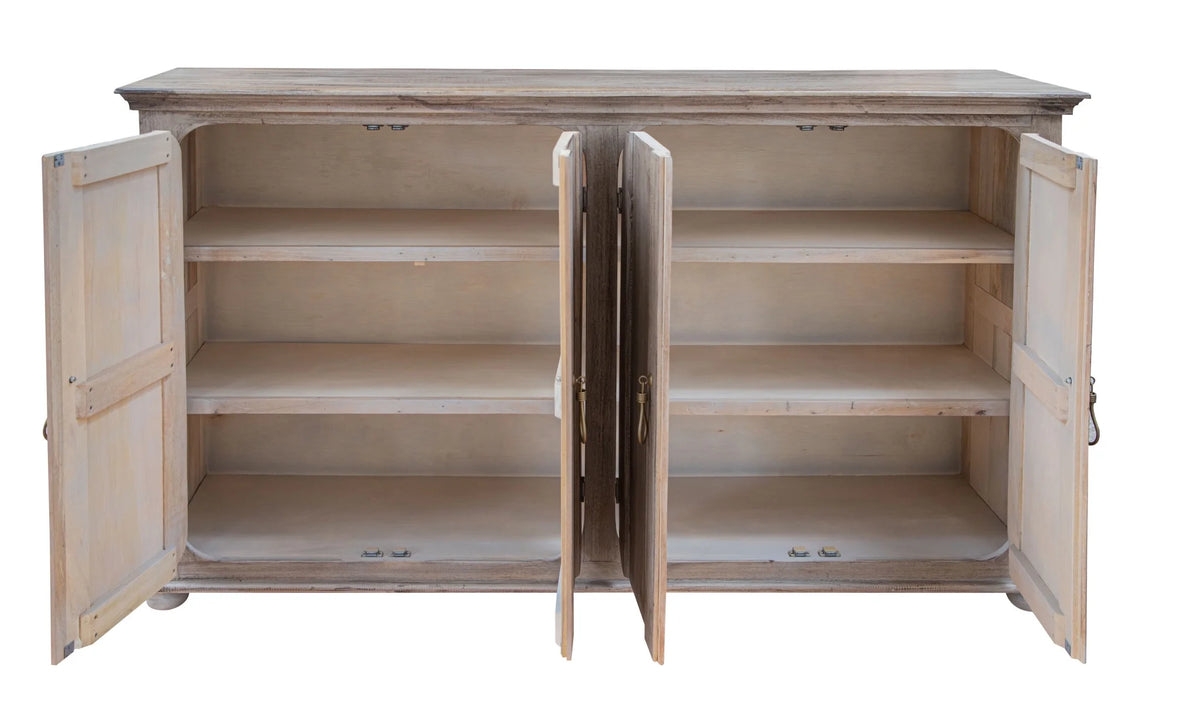 72 in. Distressed Wood Credenza U59079