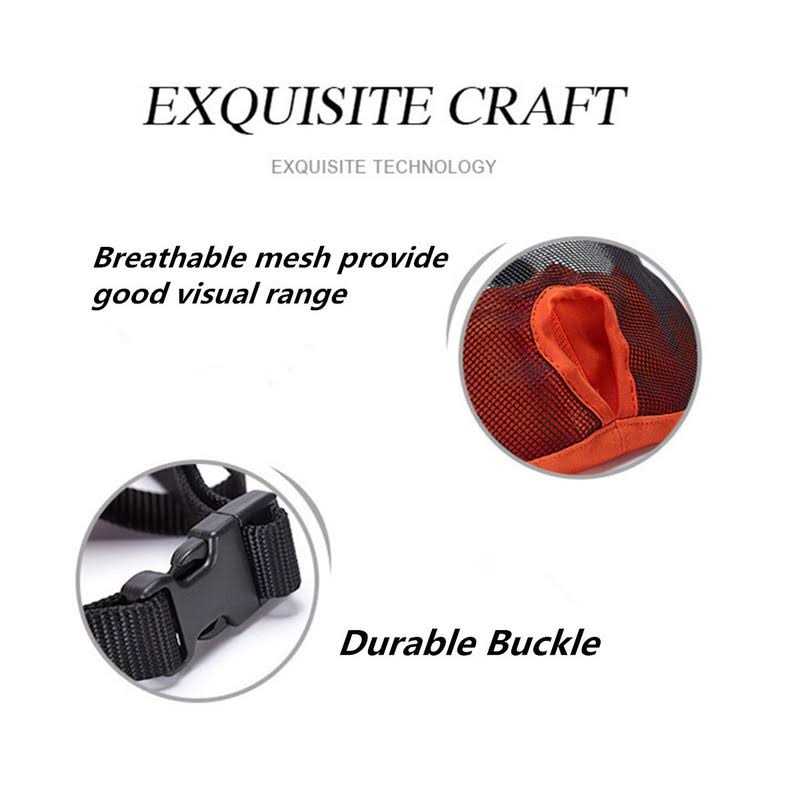 Adjustable Breathable Mesh Short Snout Dog Muzzle L995909