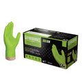 Green Nitrile Disposable Gloves 8 Mil, XX-Large 100/Box W989