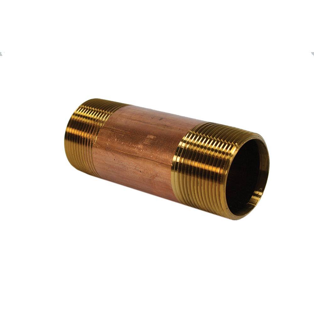 Red Brass Pipe Nipple T9799