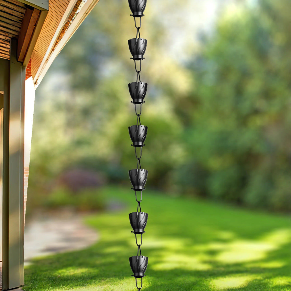 Aluminum Rain Chain Downspout 8.5 ft R594