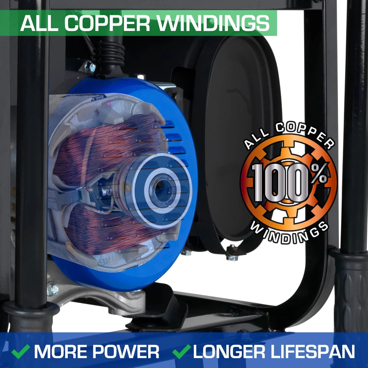 Portable Dual Fuel Generator with CO Alert 12,000 Watt P92980