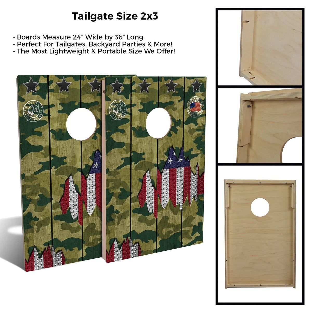 Cornhole Board Set 2x3 Boards V8430