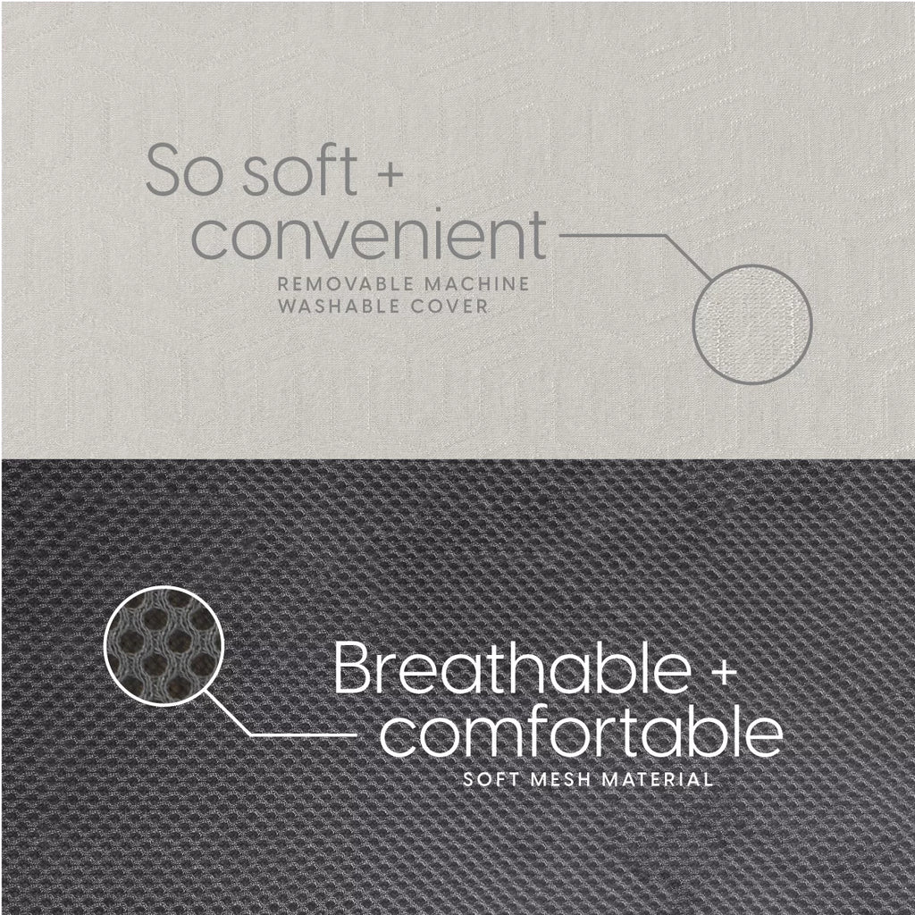 6-Inch Memory Foam Tri Folding Mattress with Removable Cover C2647