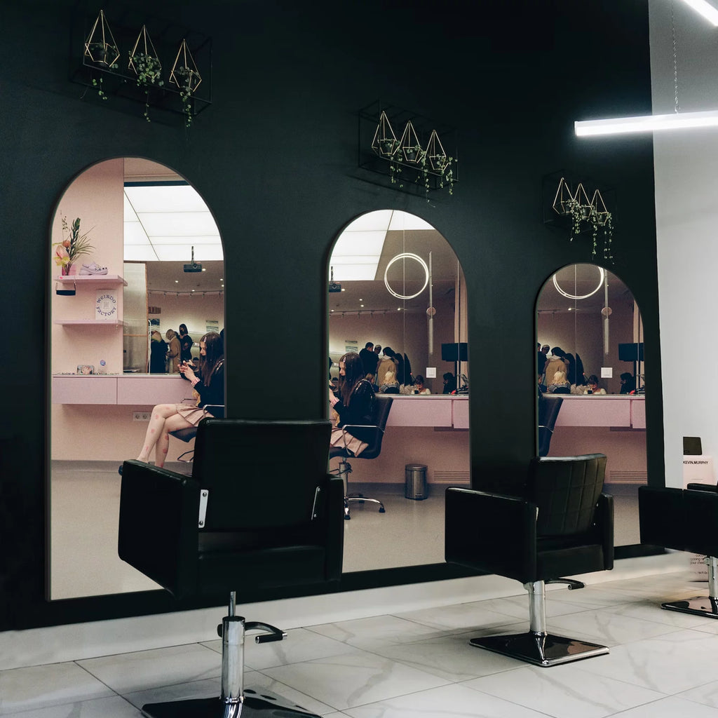 71"×28" Large Full Length Mirror with Stand, Black L272