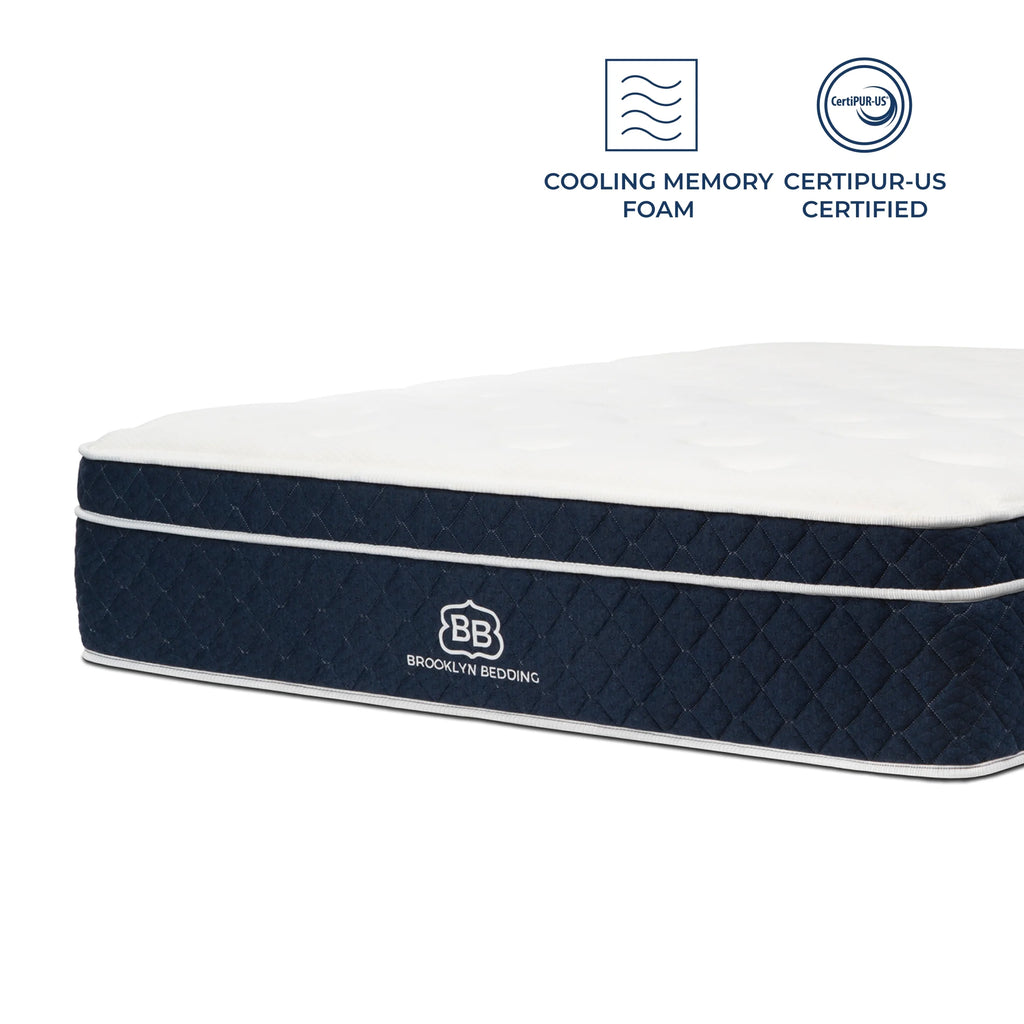 14" Plush Hybrid Queen Mattress with Cooling Cover Y88805