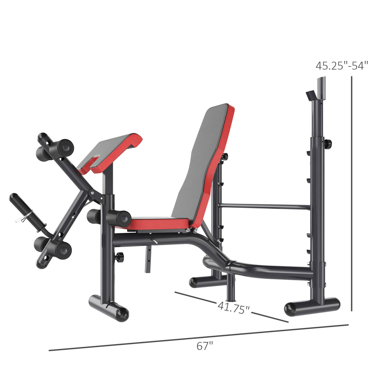 Heavy Duty Weight Bench with Preacher Curl Leg Developer U9390