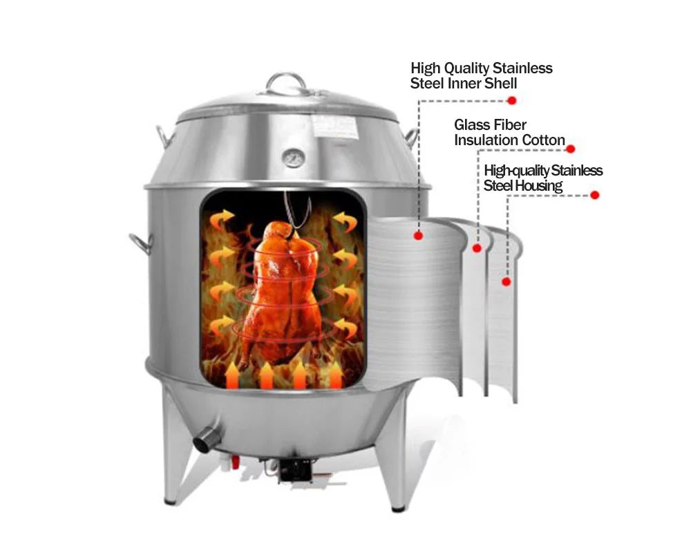 Charcoal Roast Grill Oven Stainless Steel A879549
