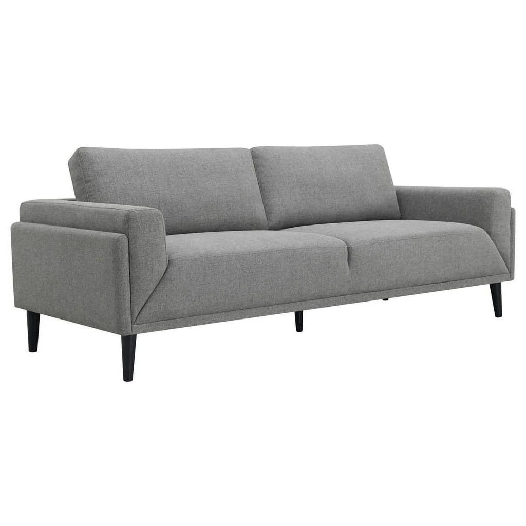 3-Piece Upholstered Fabric Sofa Set in Gray L7100