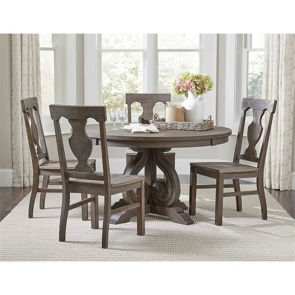 Wood Round Dining Table B70395