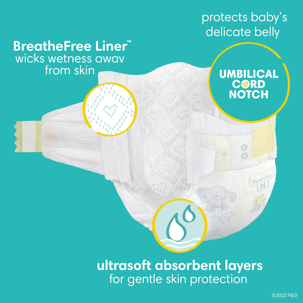 Newborn Diapers, 136 Count N72488