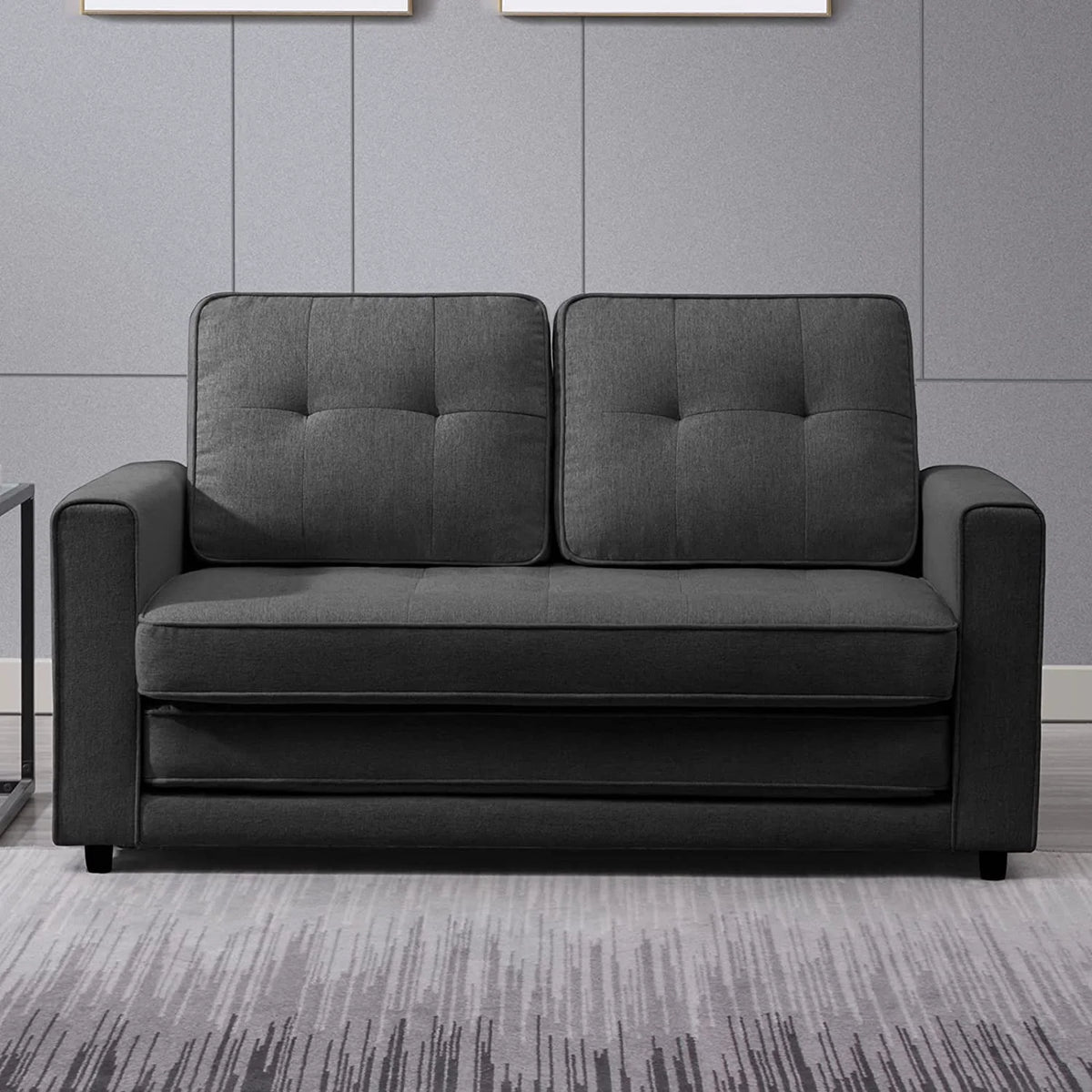 Dark Grey 3-in-1 Sleeper Sofa Bed G827451