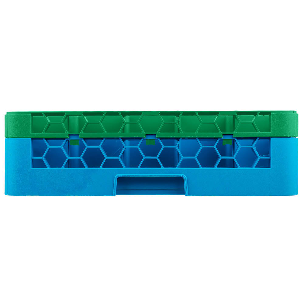 Green Color-Coded Glass Rack with 1 Extender Y861