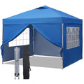 10x10ft Pop-up Canopy Tent with 4 Removable SideWalls G243