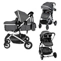 2 in 1 Convertible Baby Stroller, Dark Grey Y60708