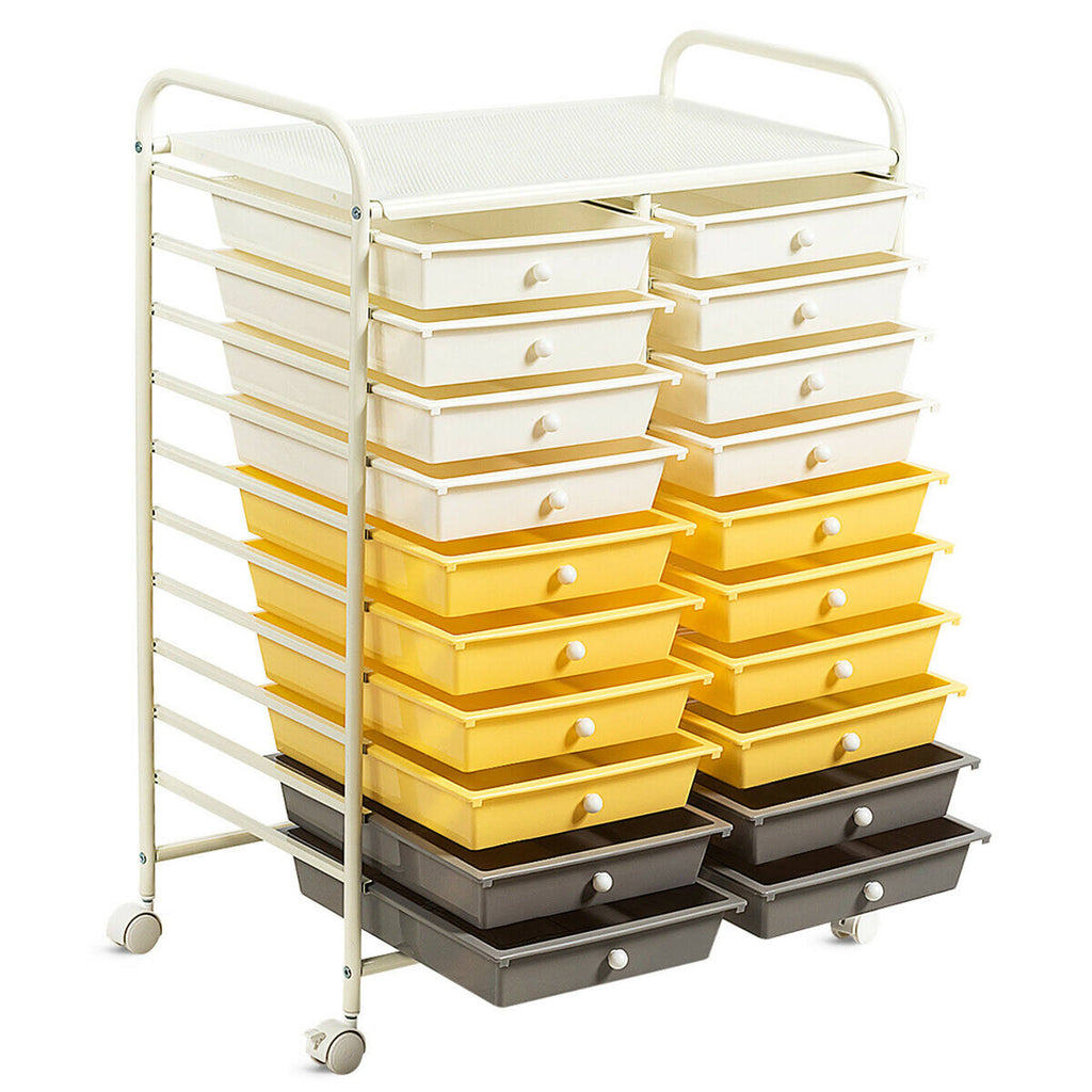 20 Storage Drawers Rolling Cart F413