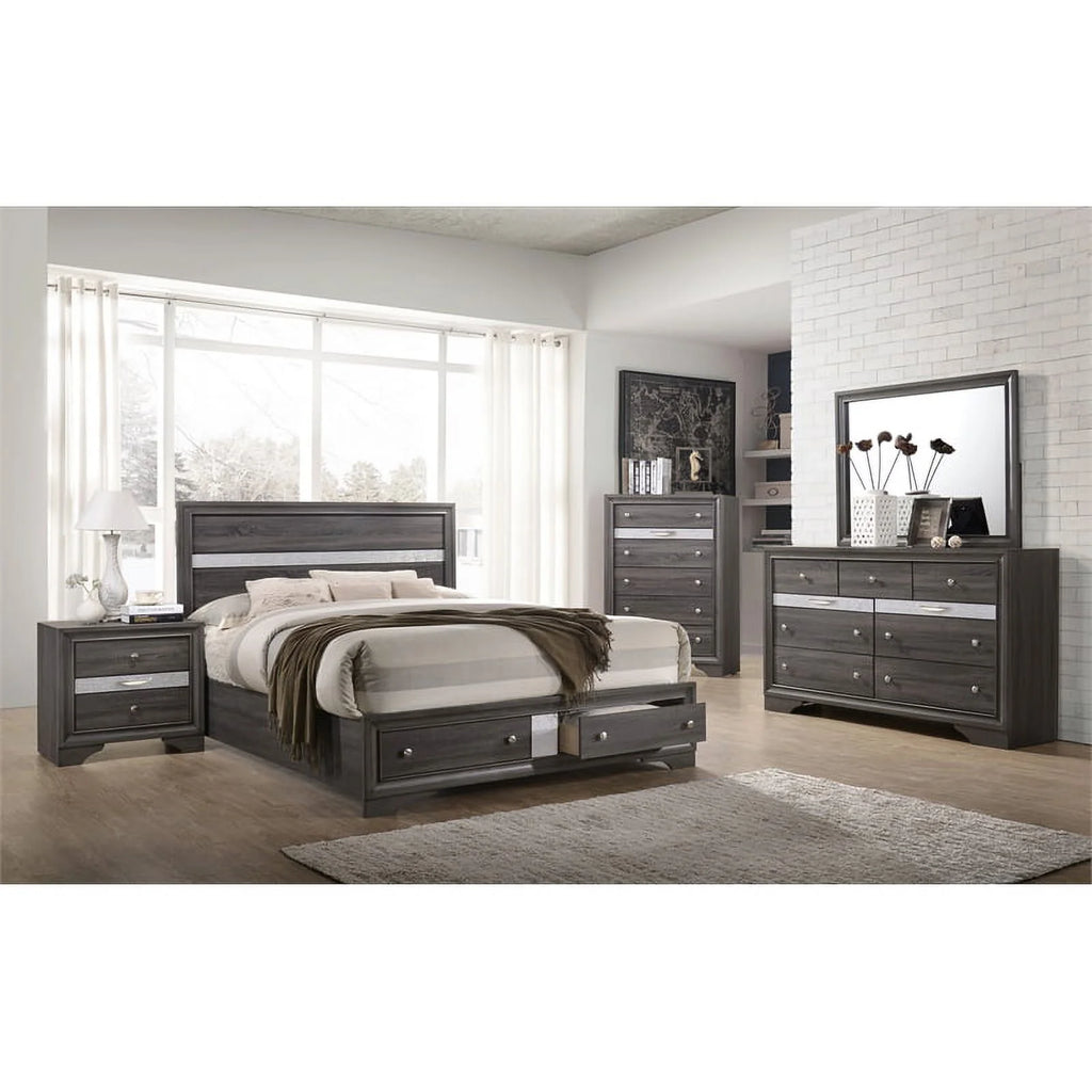 5 Drawer Wood Chest Y874657