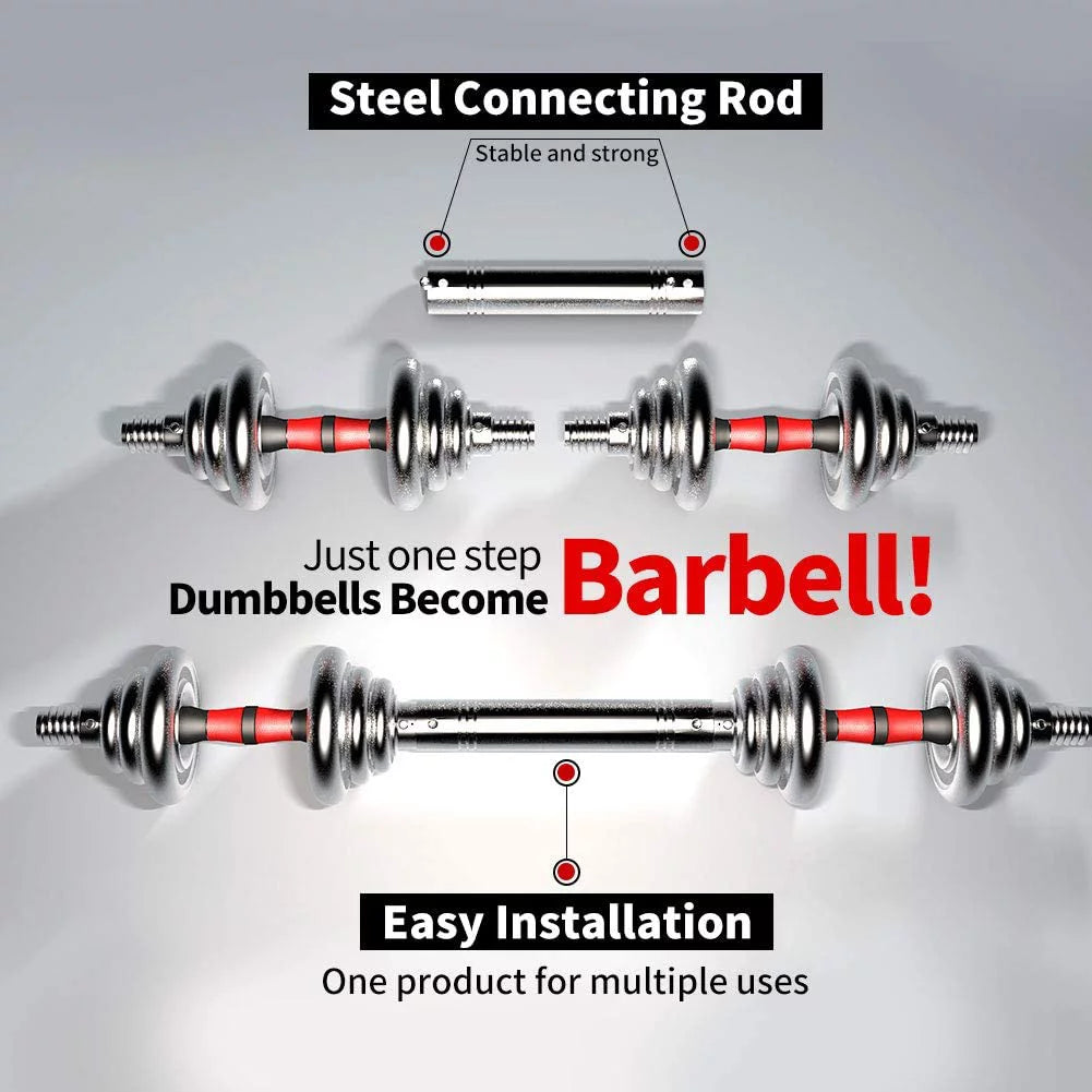 Adjustable Cast Iron Dumbbell Set with Carry Box G828
