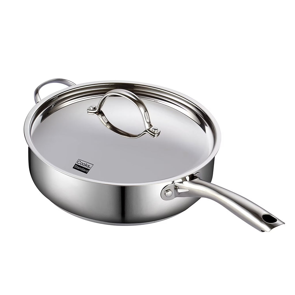 11-inch 5 Quart Stainless Steel Saute Pan with Lid K3049