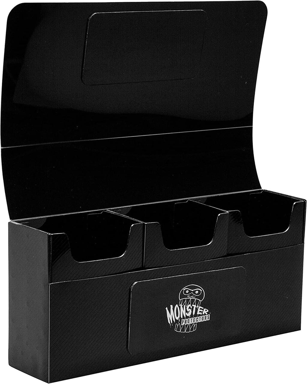 White Self-Locking Magnetic Closure Trading Card Storage Box X5044