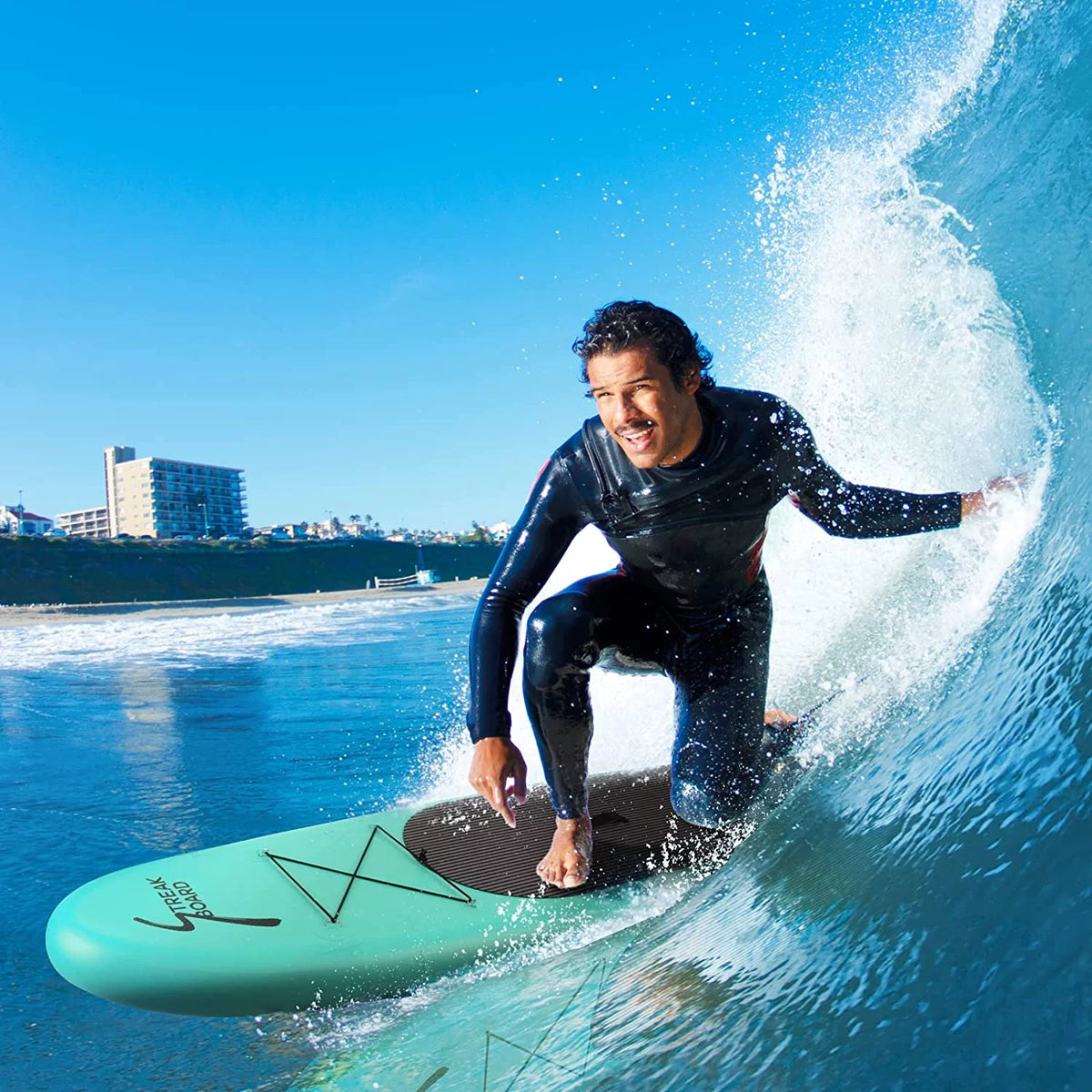 10FT Inflatable Stand Up Paddle Board Non-Slip O3707