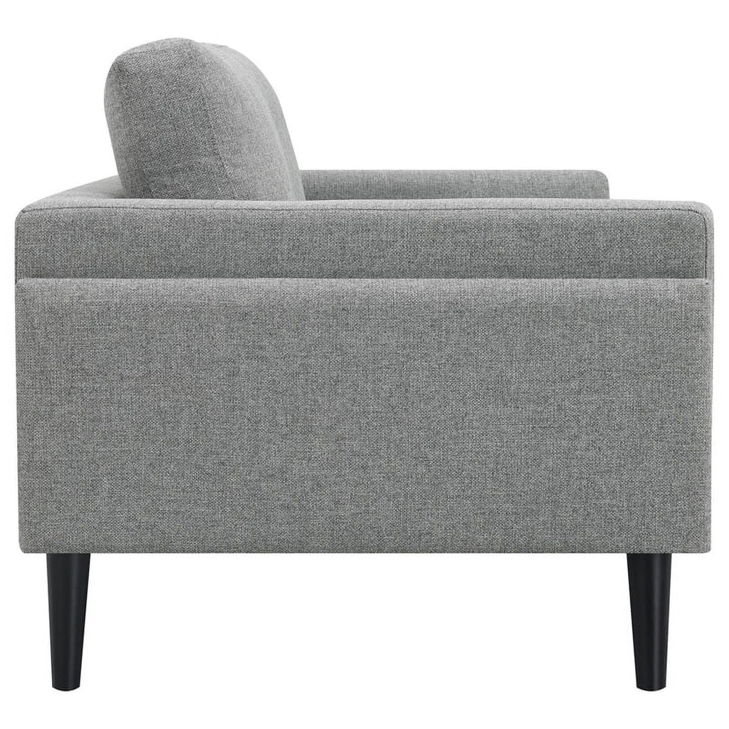 3-Piece Upholstered Fabric Sofa Set in Gray L7100