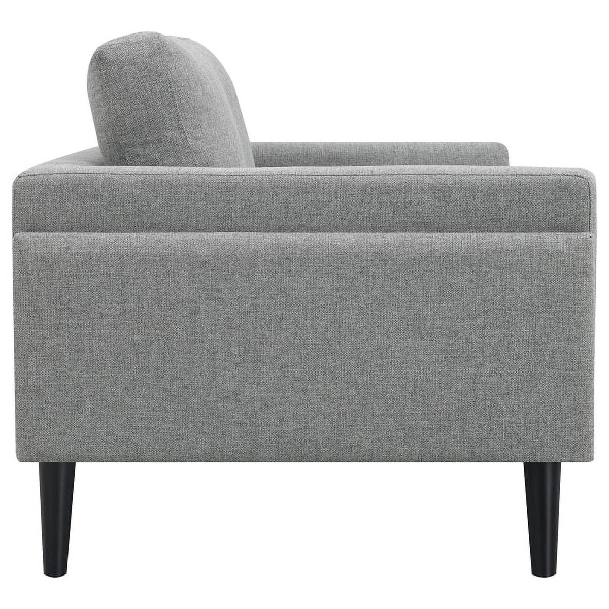 3-Piece Upholstered Fabric Sofa Set in Gray L7100