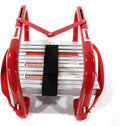 3 Story 25 Feet Retractable Emergency Escape Ladder with Anti-Slip Rungs O7168