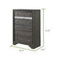 5 Drawer Wood Chest Y874657