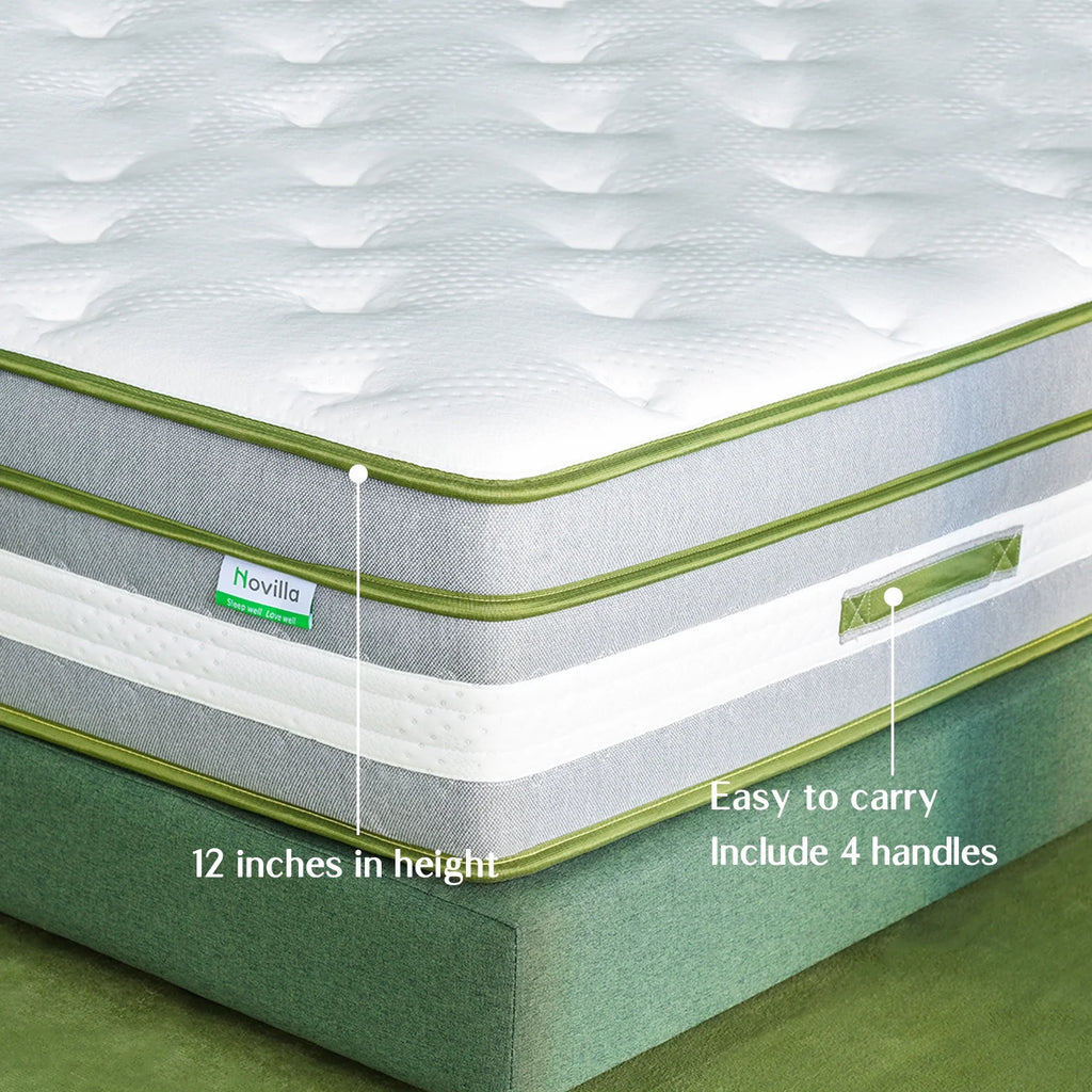 Queen Size Memory Foam Innerspring Hybrid Mattress Q680