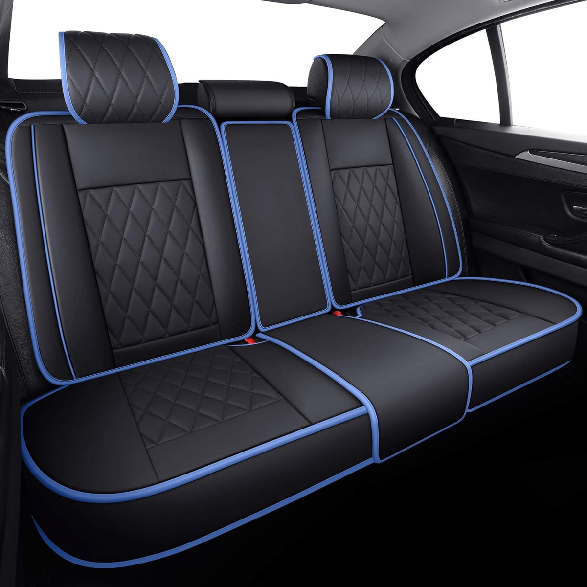 2 PCS Front Waterproof Leather Non-Slip Seat Covers R8307