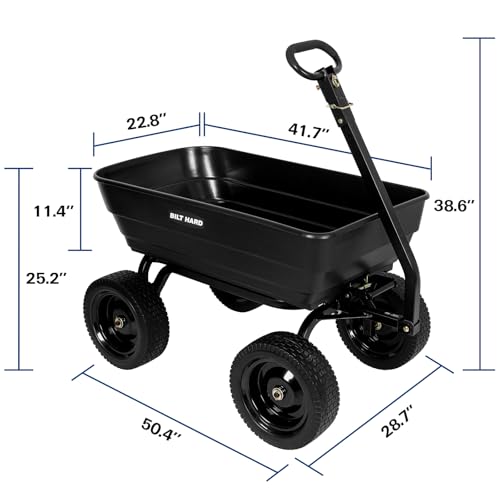Poly Garden Dump Cart 1200 lbs 7 Cu Ft K550837