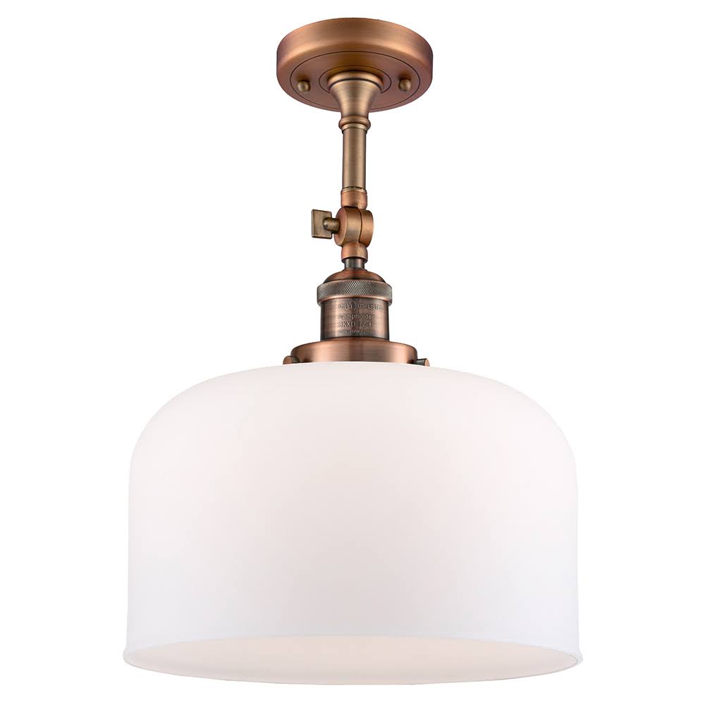 Polished Chrome 1 Light Semi-Flush Mount Q61887