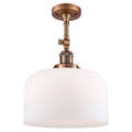 Polished Chrome 1 Light Semi-Flush Mount Q61887