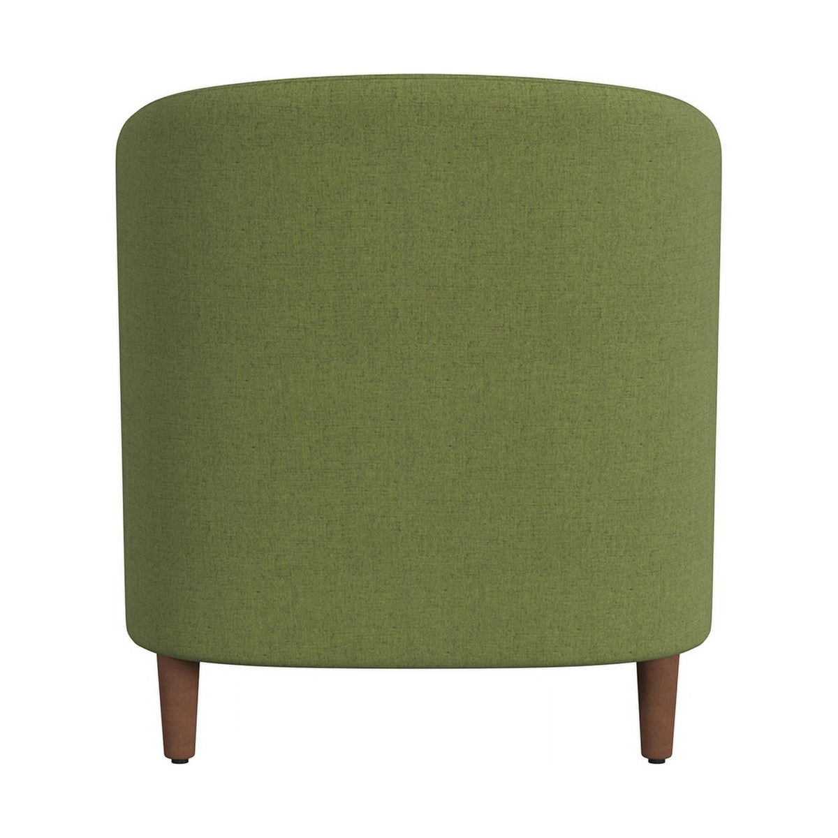 Olive Green Barrel Accent Chair Q289