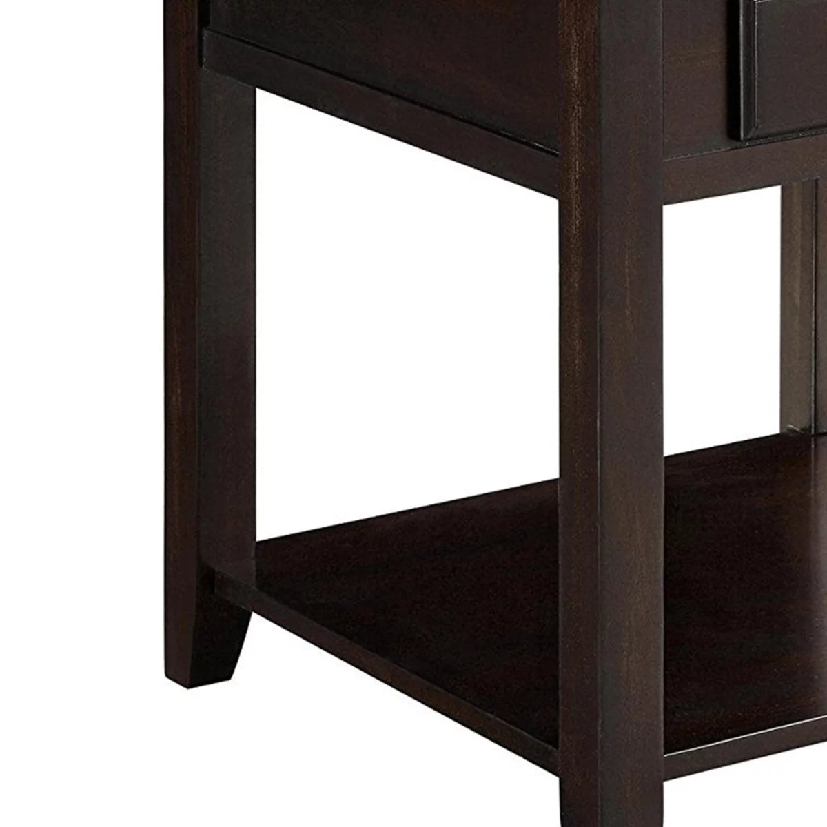 Walnut 1-shelf End Table U936718
