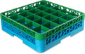 Green Color-Coded Glass Rack with 1 Extender Y861