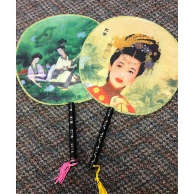 Oriental Fans Silk Beauty Chinese Fans Case of 48 P6776