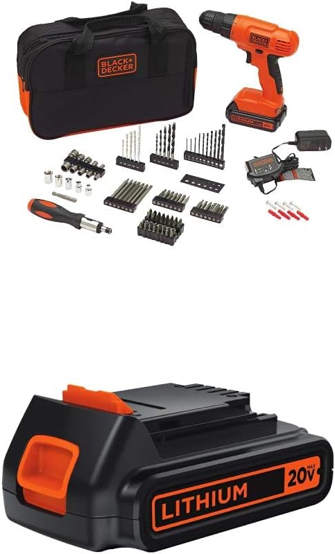 20V MAX Cordless Drill Kit + 100 pc. Kit T810