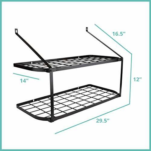 Heavy Duty Wall Mounted Pot and Pan Rack Organizer U930139