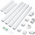 3'' 17 Ft PVC Decorative Pipe Line Cover Kit, Pack of 2 F995