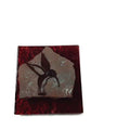 Ruby Red Glass & Granite Hummingbird Wall Hanging G439663