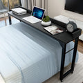 Overbed Table with 4 Wheels for Full/Queen Size Bed Frame W68127