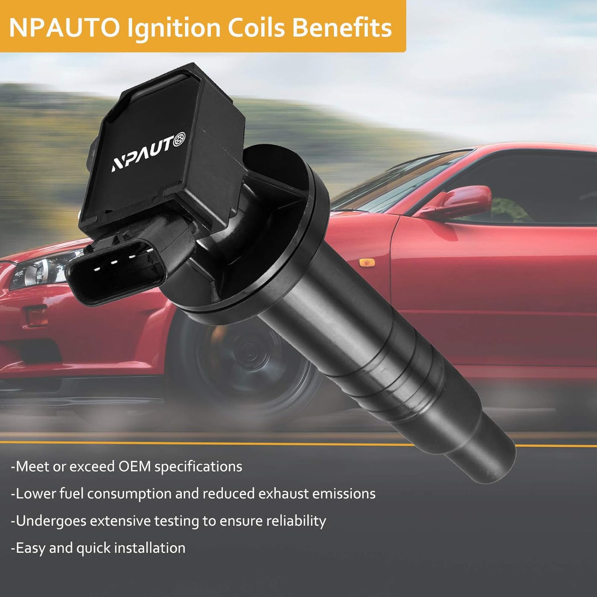 Ignition Coils Pack of 4 Z1721