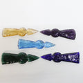 Glass Ornamental Tomahawk Heads V6739